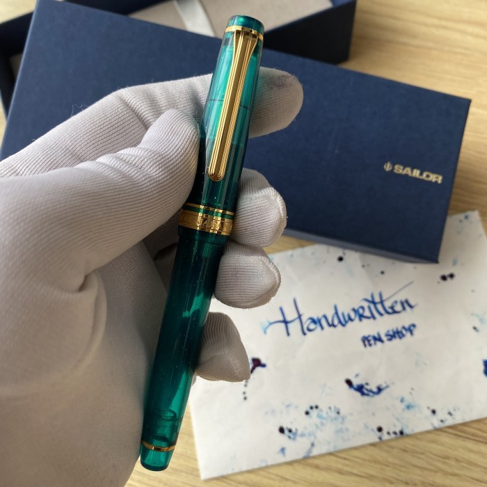 

SAILOR Pro Gear Slim LE1800 Fountain Pen Blue Green Nebula