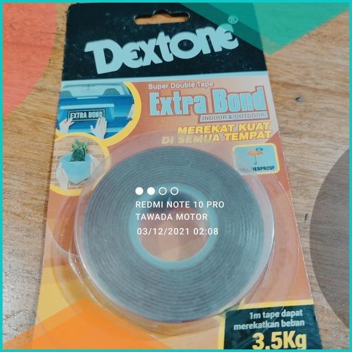 

DOUBLE TAPE EXTRA BOND MERK DEXTONE ISI 2M 140BZ4 tools n parts