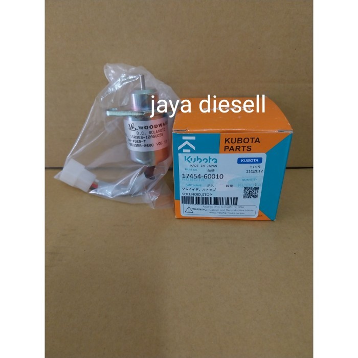 SOLENOID KUBOTA17454-60010/ASSY SOLENOID STOP 17454-60010
