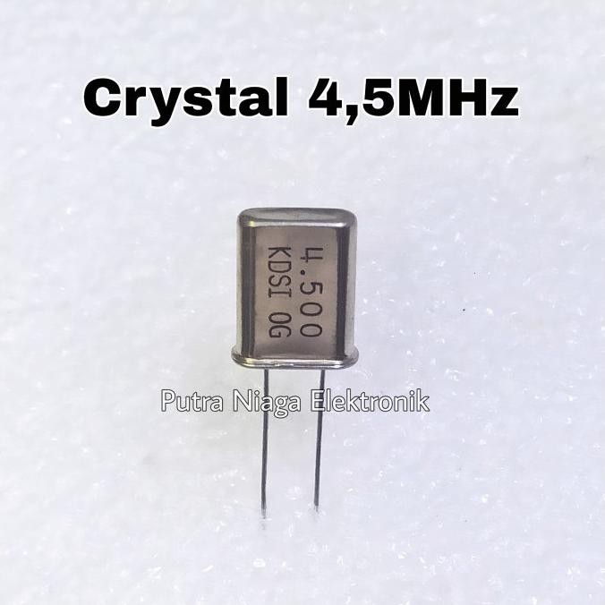 Update Xtal oscillator 4.500 Kristal 4,500 Crystal 4,5Mhz 4.5MHz putr4n Berkualitas