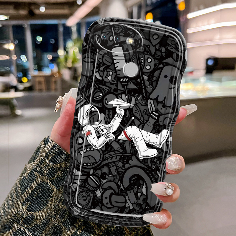 Casing Hp Untuk Xiaomi Redmi 6 6A Case Casing pola Astronot NASA Kasing HP Cesing Silikon Kesing gel