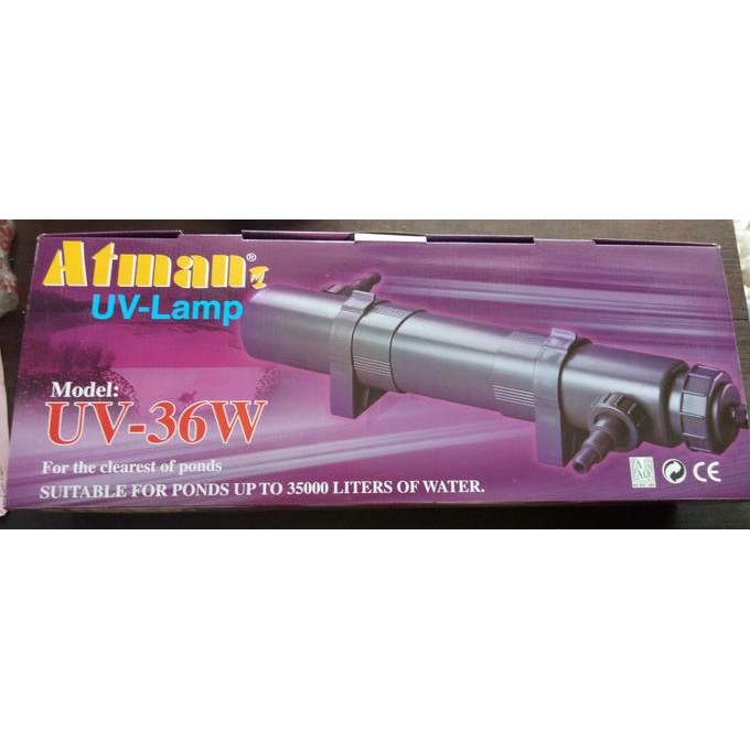 Lampu Uv Aquarium Kolam Atman Uv 36W