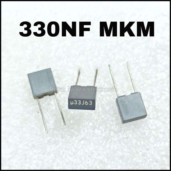 Terbaru Kapasitor 330NF MKM 334 Capacitor 330N 0,33uF Non Polar putr4n Diminati Banget