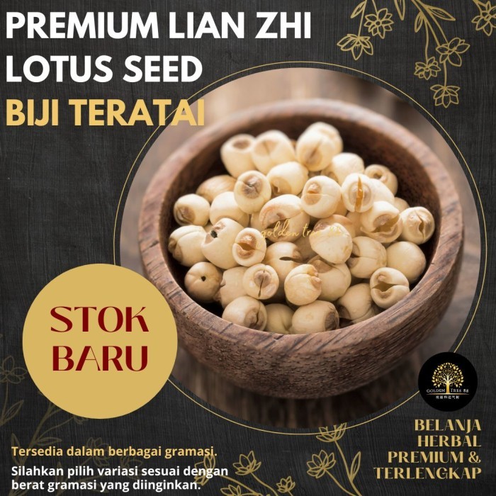 

600gr PREMIUM LOTUS SEED LIAN ZHI LIANZHI ORIGINAL FRESH STOK BARU