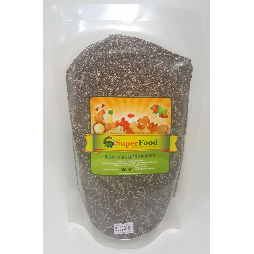 

Superfood SFI ORGANIK BLACK CHIA SEED MEXICO 500 Gram