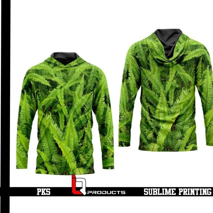 BAJU HUNTING CAMO (PAKIS) / BAJU CAMOFLASE MOTIF RUMPUT / BAJU BERBURU