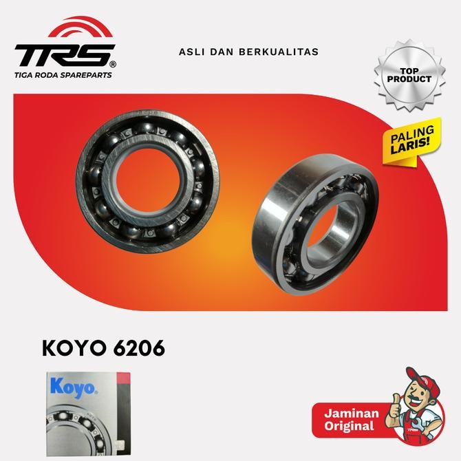 [Trs] Laker Bearing Koyo 6206 Original Koyo Original