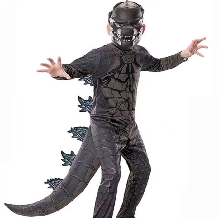 Jual Godzilla Monster Kids Costume Kostum Halloween Anak Dinosaurs Reptile