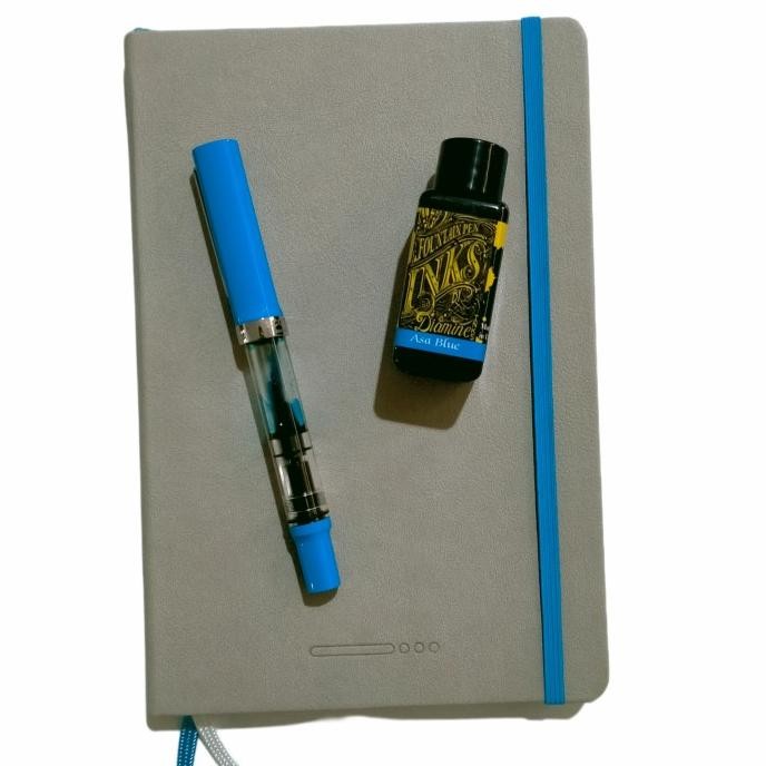 

TWSBI Diamine Tomoe River notebook - fountain pen starter kit