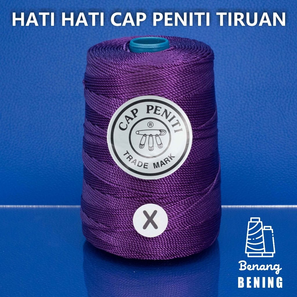 BENANG NYLON NO.27 / D27 CAP PENITI - WARNA X (UNGU)