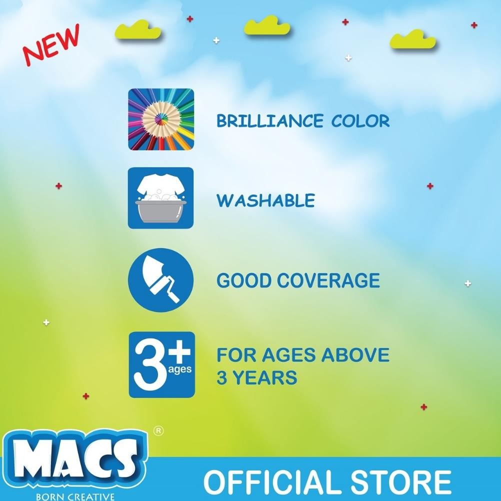 

PROMO MACS Gel Crayon 48 Warna Colors ol-133