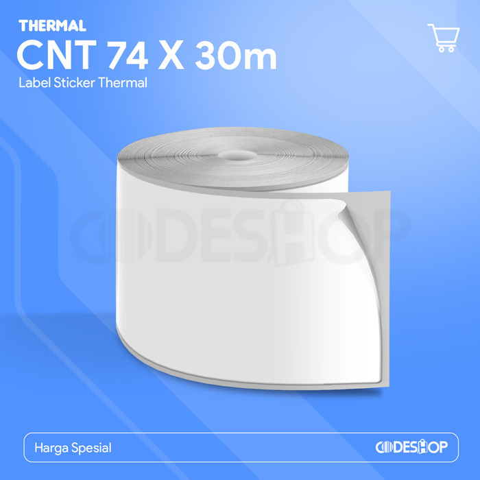 

Terlaris LABEL STIKER THERMAL CODESHOP 74 X 30 M CONTINUOUS DIAMETER 47 MM SALE