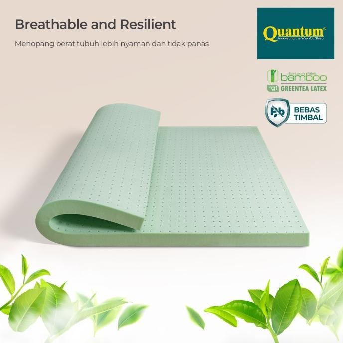Topper Bamboo Greentea Latex Quantum