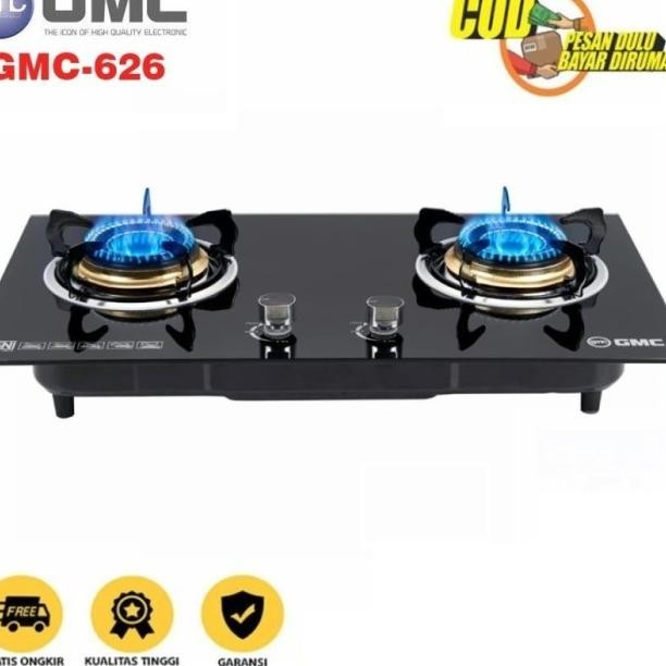 Kompor Gas Kaca Tanam 2 Tungku Eco Cook Ec2-21-Bla Edition