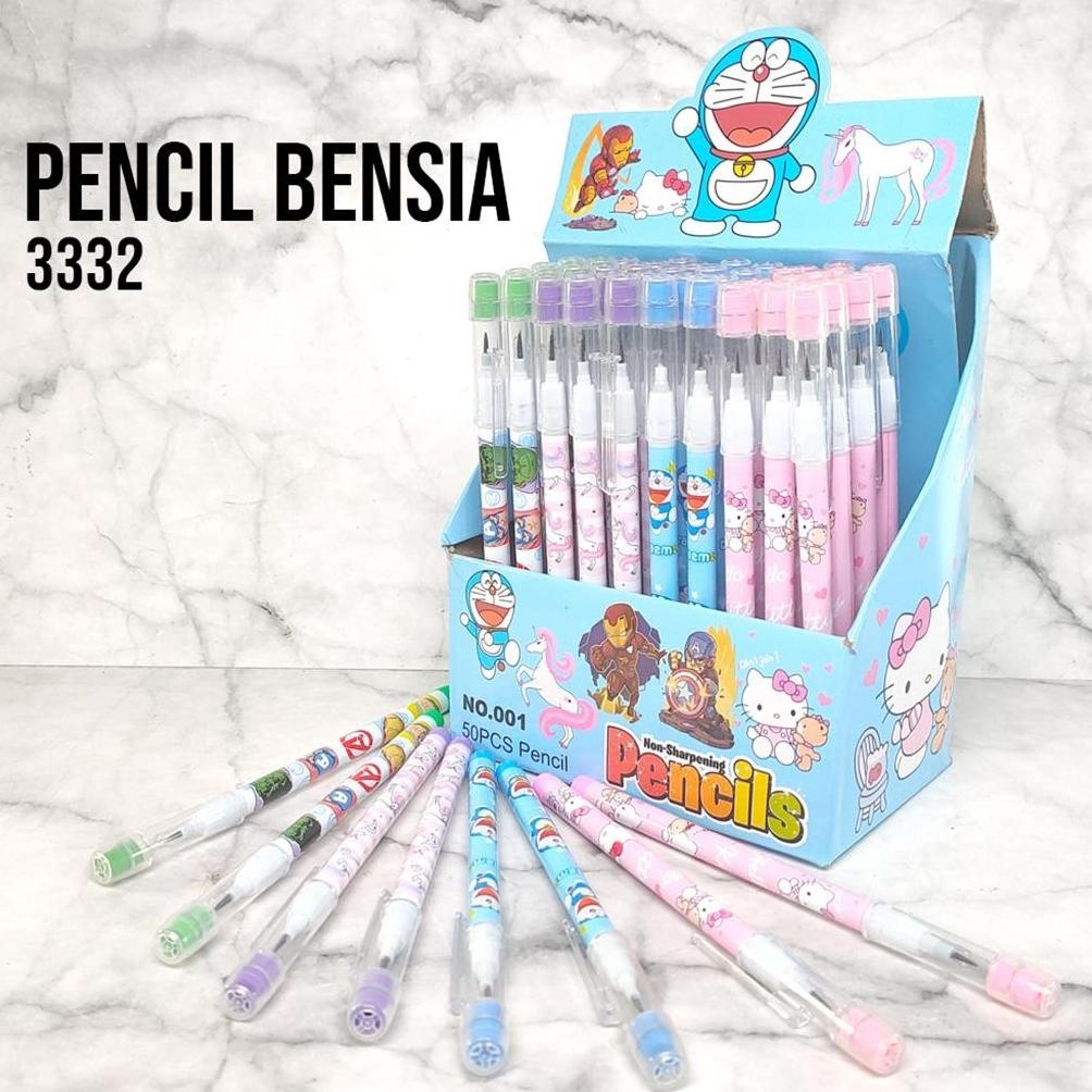 

Pensil / Pensil Bensia / Pensil sambung susun / Pensil Karakter / Pensil Fancy