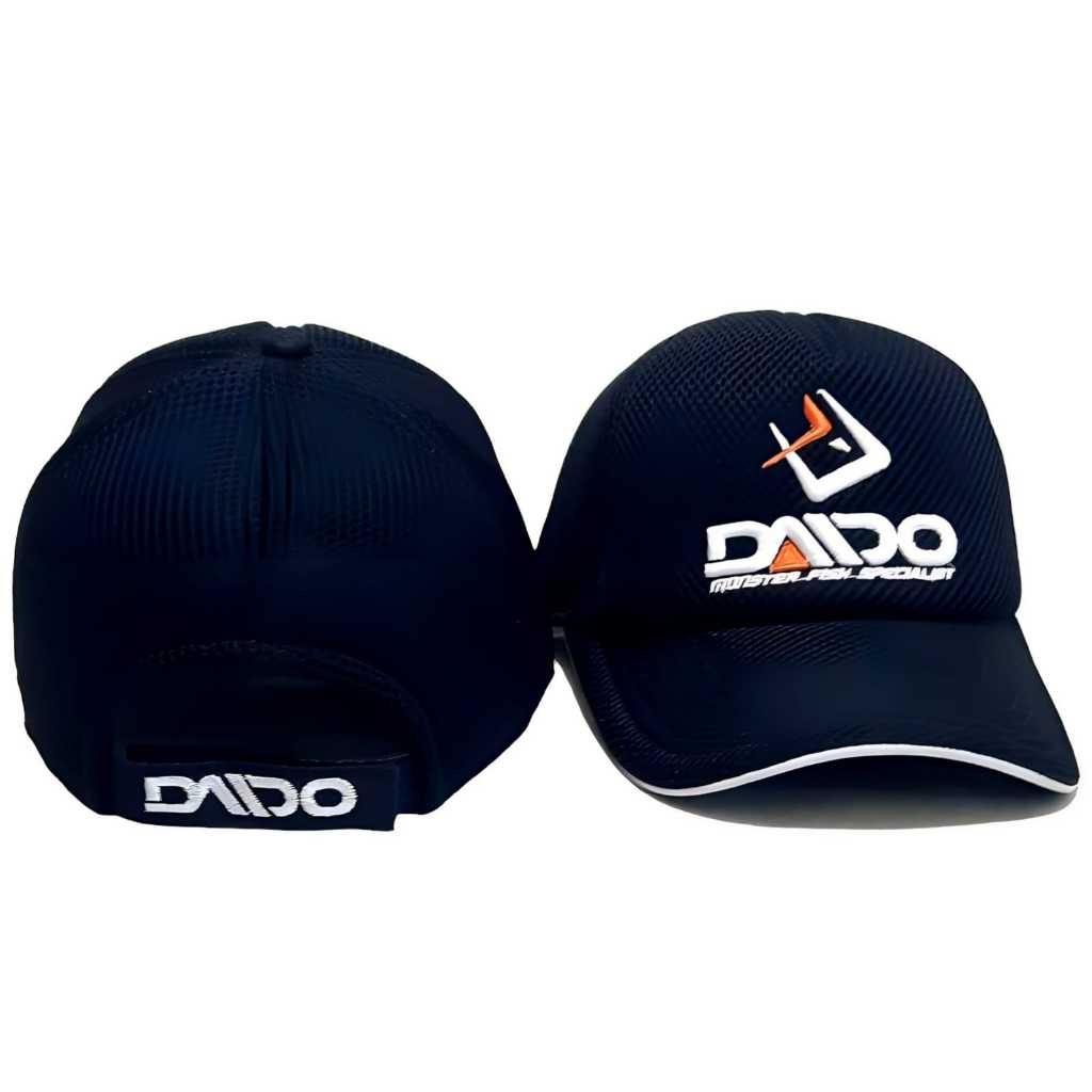 murah topi pria pancing daido trucker fishing bordir premium jaring bahan busa tebal sangat murah