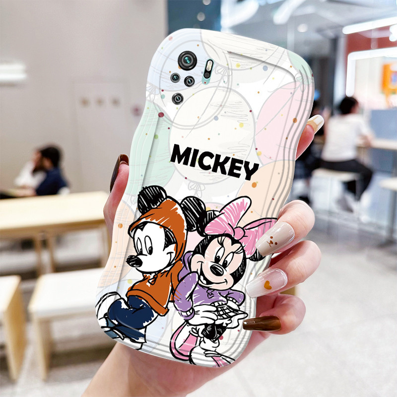 Casing Hp Untuk Xiaomi Redmi Note 10 Note 10s Note 10 Pro Case Casing Kesing Mickey Mouse Softcase H