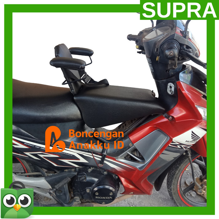 TERBARU Kursi Jok Boncengan Anak Motor SUPRA Sandaran Sabuk Pengaman