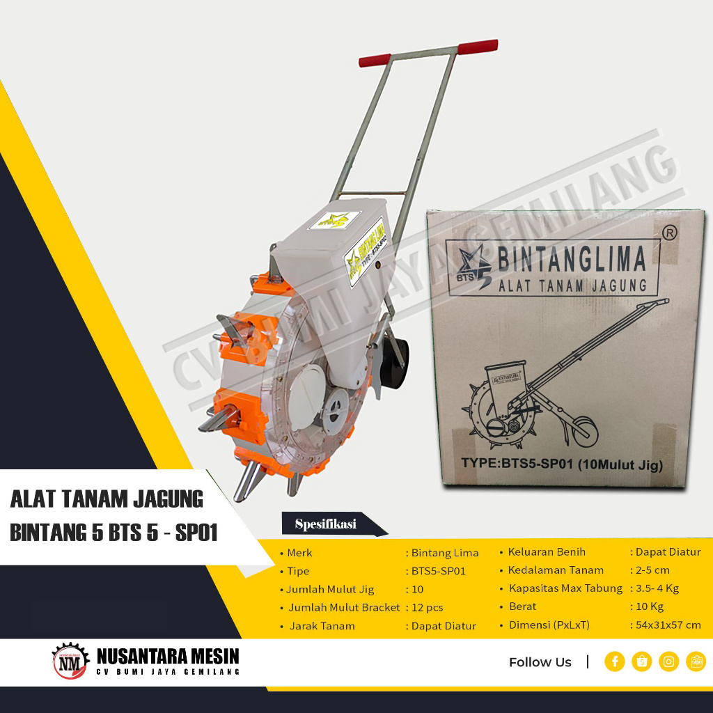 PANA ALAT TANAM JAGUNG / CORN PLANTER BINTANG 5 BTS