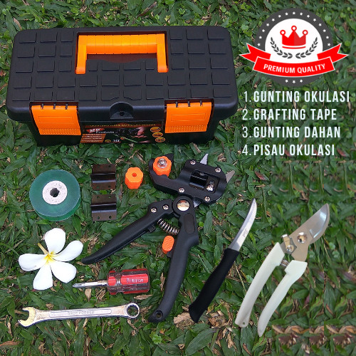 PANA Grafting Tool Set Lengkap Gunting Dahan Pisau Okulasi