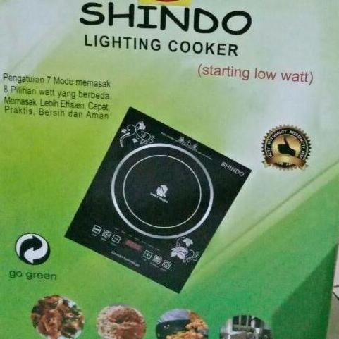 Kompor Listrik Low Watt/ Kompor Halogen Lighting Cooker Shindo