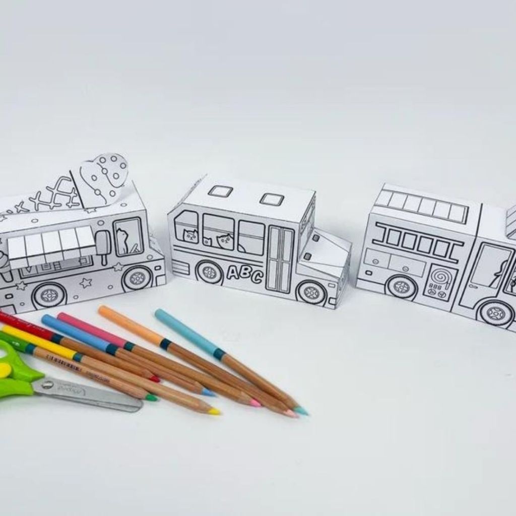 

3D Kertas Gambar Mewarnai A3 Jumbo - Latih Imajinasi, Kreativitas, Eksplorasi Warna (Coloring Page)