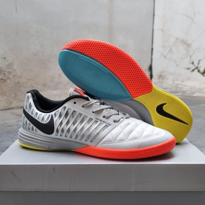 , Sepatu Futsal Nike Lunar Gato2 White Multicolour ic