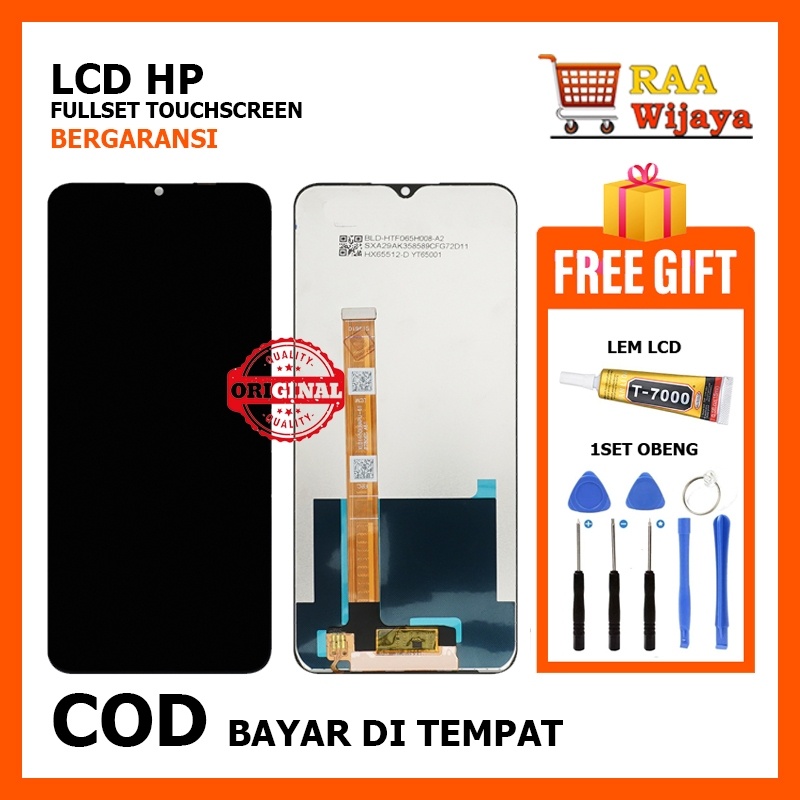 {ORIGINAL} LCD OPPO REALME C21Y /C25Y FULLSET TOUCHSCREEN ORI PREMIUM LCD