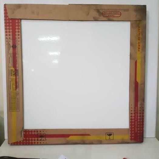 KERAMIK LANTAI PUTIH POLOS KILAP 50X50 GT