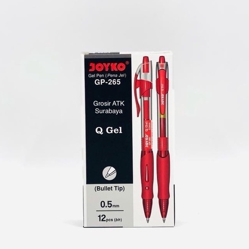 

( DAPAT 1 PCS ) Bolpen Pulpen Bolpoin Gel Joyko Cetek GP-265 GP 265