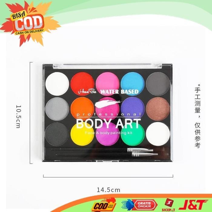 

| PROMO | TREND | VIRAL | BISMILAH | TODAY | NEW ARRIVAL] FPWC PALET 15 WARNA FACE PAINT WATERCOLOR PAINTING MAKEUP OIL SPECIAL FURUBA