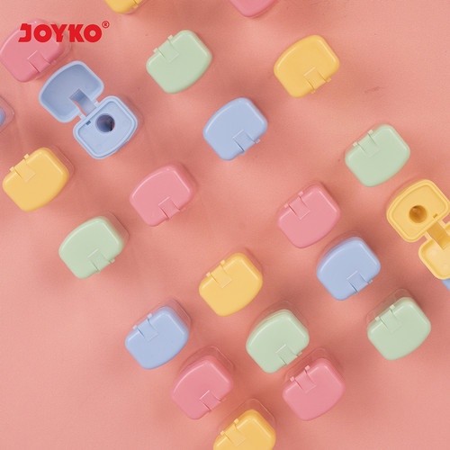 

JOYKO Rautan Serutan Pensil Sharpener Penserut Pastel B-167 Color