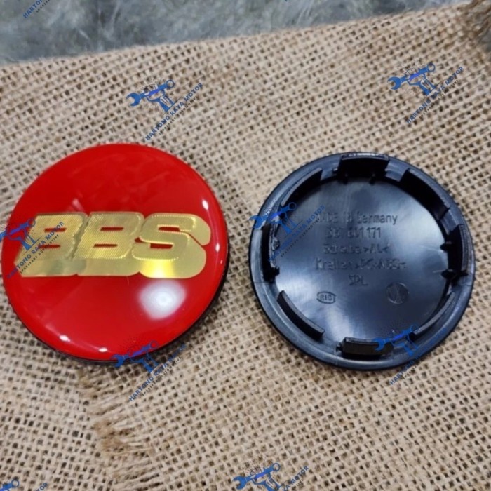 DOP RODA VELG BBS 65MM WHEEL CENTER CAP 6,5CM TUTUP VELG BBS
