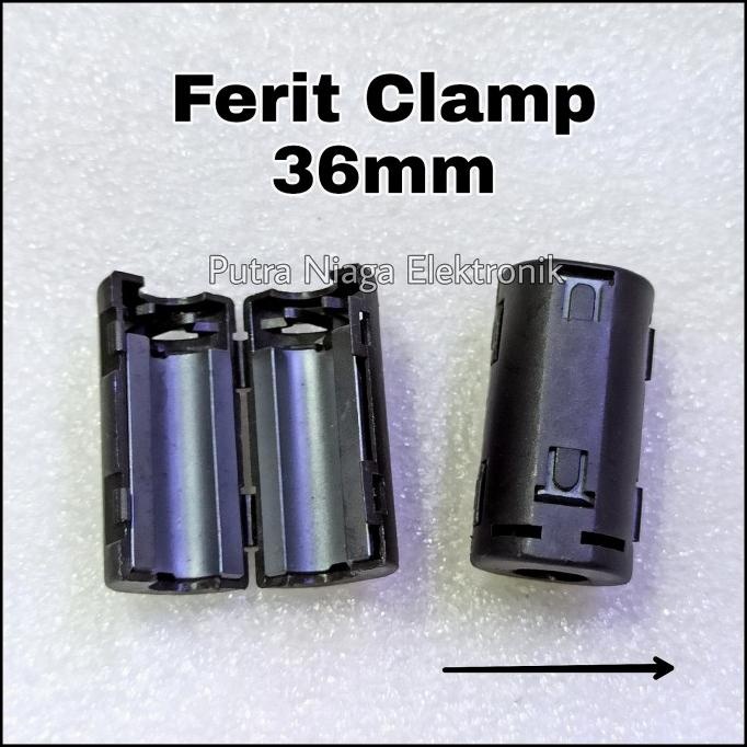 Update Ferit Clamp 36mm Ferrite Jepit Filter Noise Ferrit Kabel Busi putr4n Murah