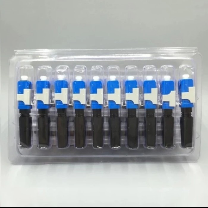 FAST CONNECTOR FIBER OPTIC SC UPC ANTI GAGAL 10 PCS
