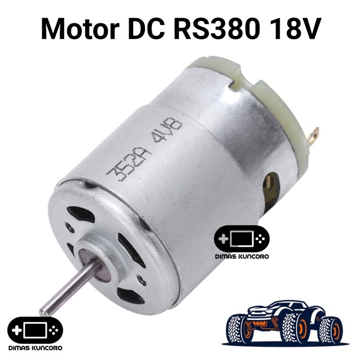 MOTOR DC RS380 18V 30.000RPM RS-380 DINAMO MESIN DRILL BRUSHER