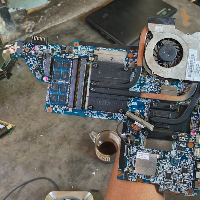 MOTHERBOARD LAPTOP HP PAVILION DV6 6000 INTEL CORE I7 GEN 2 RAM 4GB