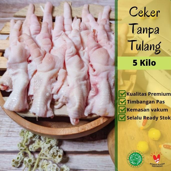 

Ceker Tanpa Tulang 5 kilo | Boneless Chicken Feet | Korean Food GM