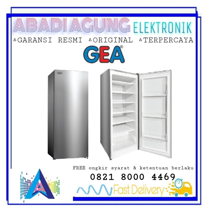 GEA GF24DC - KULKAS FREEZER 6 RAK 189L GEA GF 24 DC GF-24DC