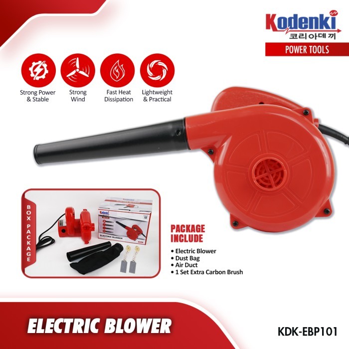 KODENKI EBP101 Mesin Hand Blower Tangan Elektrik Alat Tiup Peniup Debu