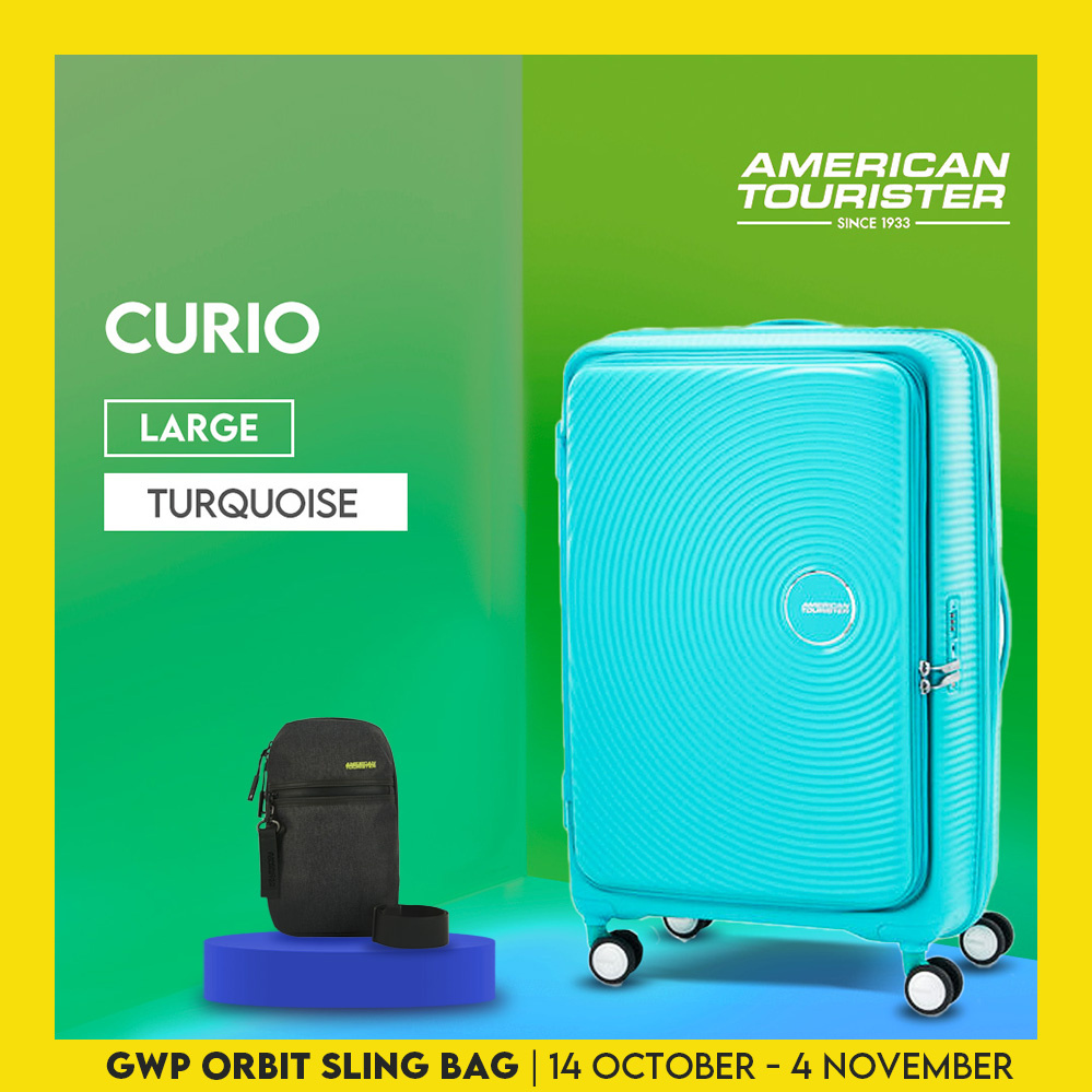 American Tourister Curio Koper Large 28 inch – Turquoise