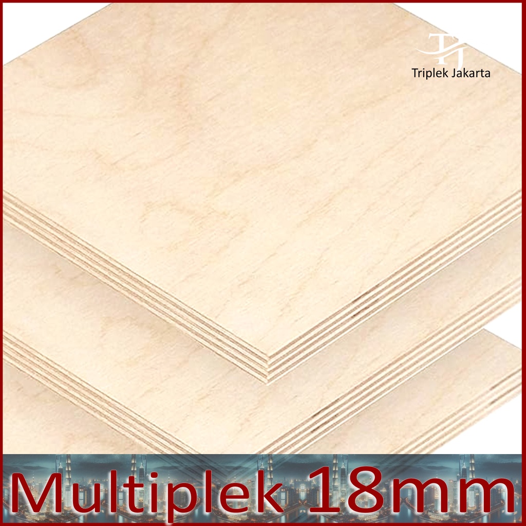 Multiplek 18 mm 240x10 cm  | ISI 2 LEMBAR | Palem Grade A | Triplek 18mm 10x240 cm