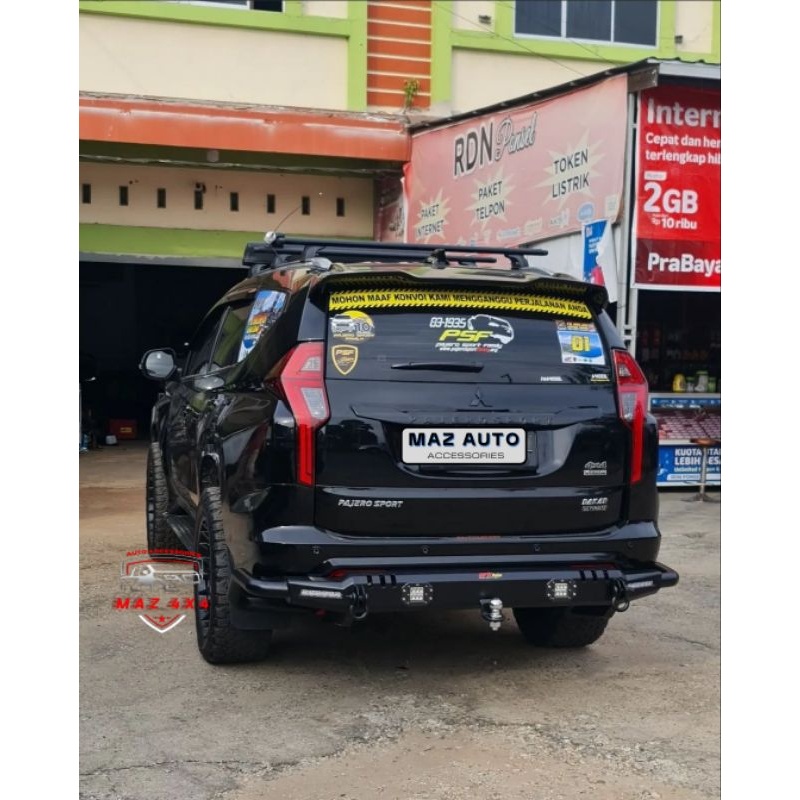 Bemper belakang premium pajero sport dakar