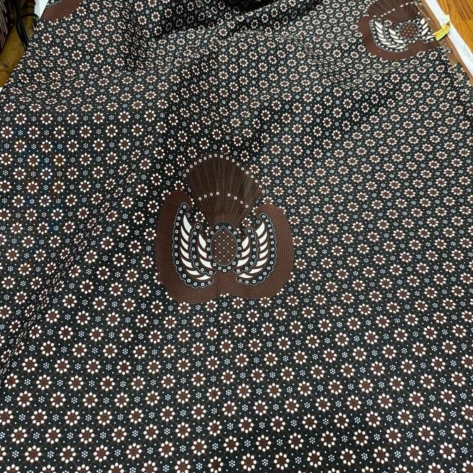 kain batik jarik panjang motif truntum garuda sogan jogja bahan halus MS54
