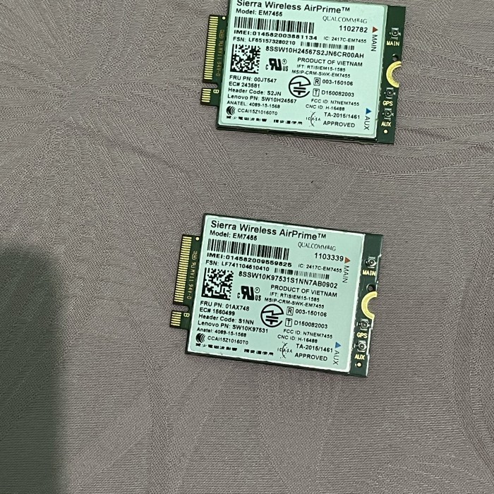 WWAN MODEM INTERNAL LAPTOP LENOVO X260 X270 X1 CARBON PROMO MURAH BAGUS