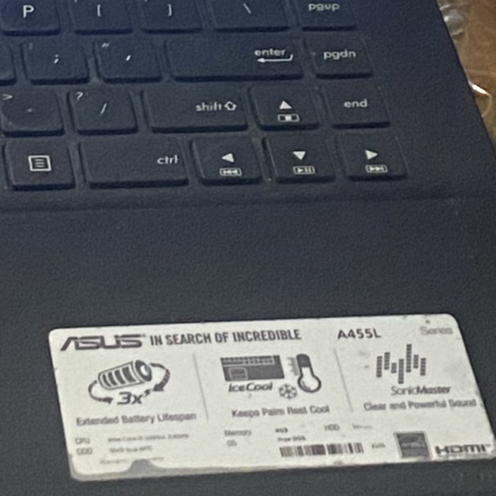 LOGICBOARD ASUS A455L I3 GEN 5