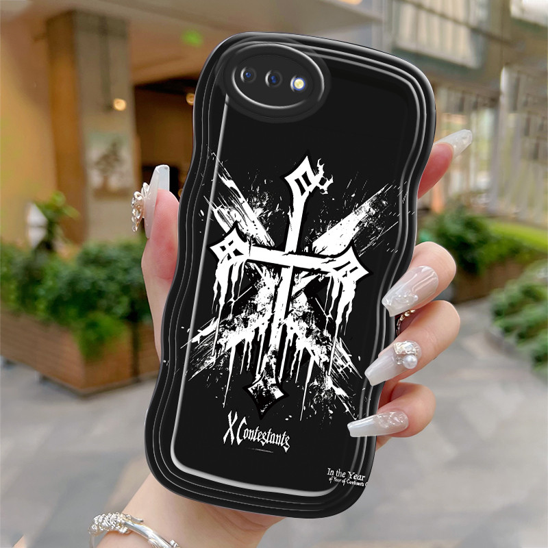 Casing Hp Untuk OPPO A5 A3s A12E Realme C1 Case Casing pelindung ponsel cross Softcase HP terbuat ba