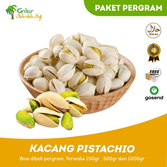 

Kacang Pistachio Snack Sehat Kacang Oleh-Oleh Haji Umroh