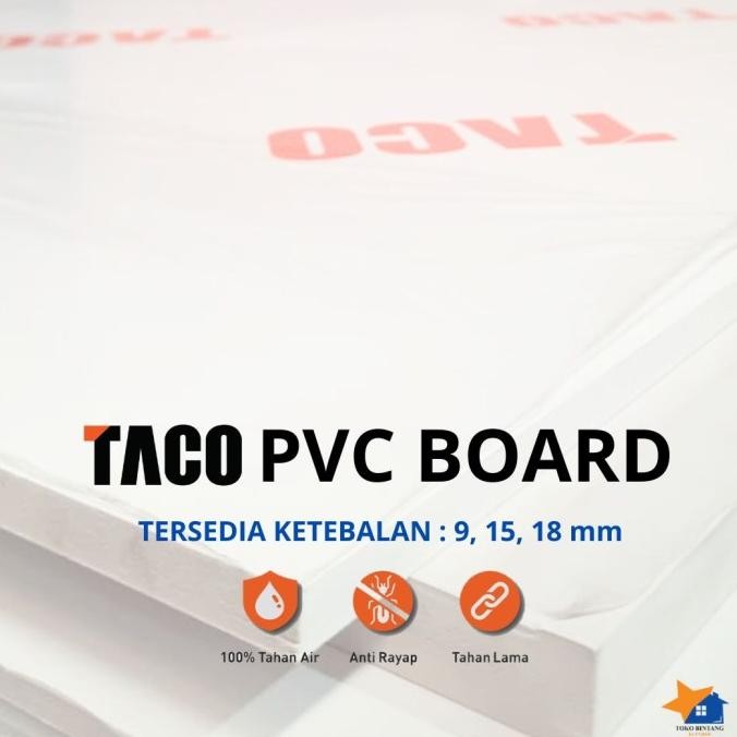 Taco Pvc Board 9Mm