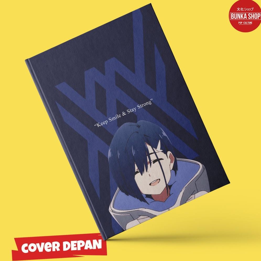 

Note Book Hardcover Anime Darling in The Franxx Ichigo Ukuran A5 Jurnal Agenda Planner Gift Couple